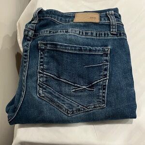 Buckle Women's Straight Leg Jeans - Dark Blue